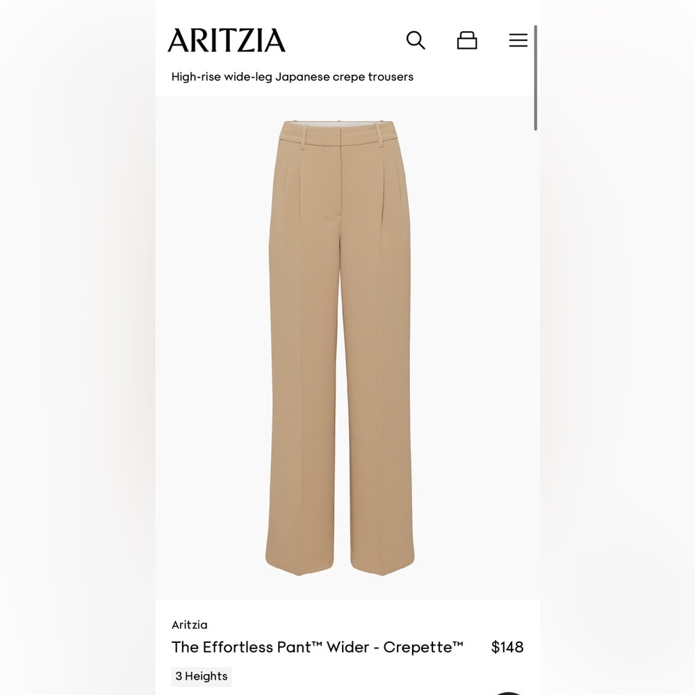 WORN ONCE ARITZIA WILFRED PANTS